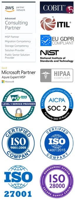 Infrastructure Certification Logos