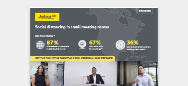 PDF OPENS IN A NEW WINDOW: view Social Distancing in Small Meeting Rooms infographic