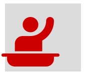 Student desk icon