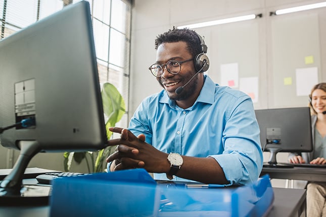 Tech support helping assist customer with warranty questions.