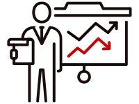 Professor with Graph