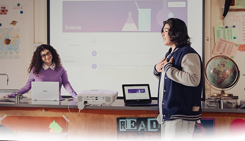 IT professional working on configuring a computer.