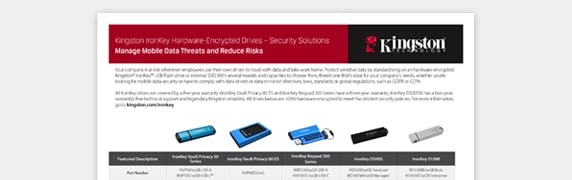 PDF OPENS IN A NEW WINDOW: Read Kingston Data Sheet