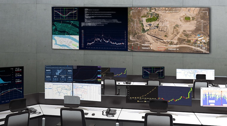 LG Electronics UHD Display Meeting in Office