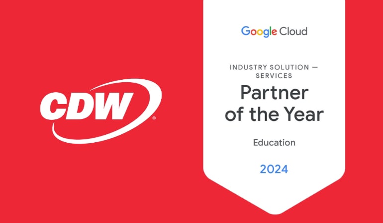 CDW Named Google Cloud Partner of the Year for Impact in Education