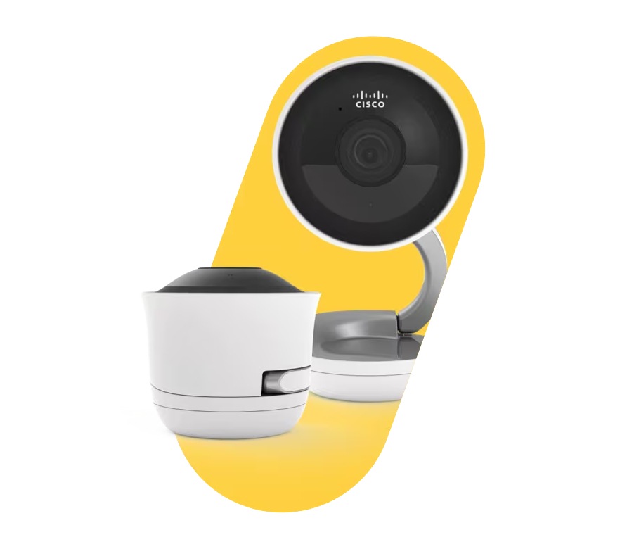 A Cisco Meraki security camera