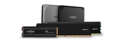 Crucial SSDs & Memory
