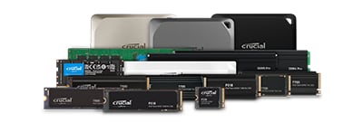 Crucial SSDs & Memory