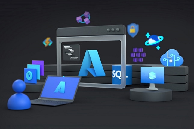 graphic image of Microsoft Azure components