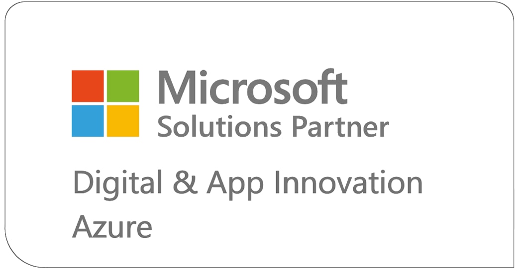 Microsoft Solutions Partner Badge for Digital & App Innovation and Azure