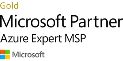 Gold Microsoft Partner Azure Expert MSP Certification Logo