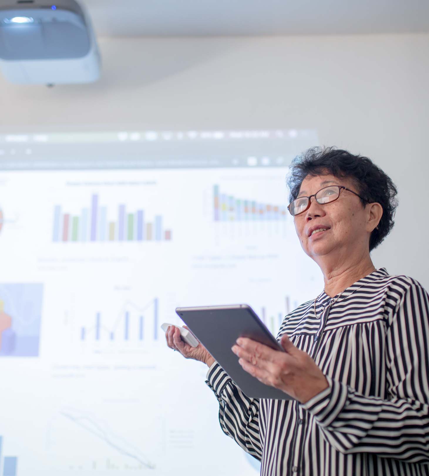 Young students are using laptops in the classroom.