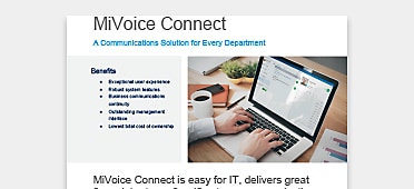 PDF OPENS IN NEW WINDOW: Read an overview of Mitel MiVoice Connect.