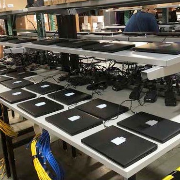 Rows of Computers