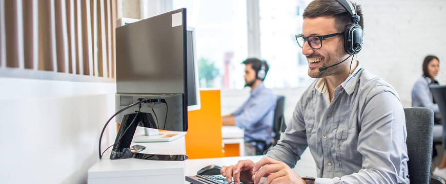 Call center representative