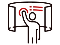 Presentation graphic icon