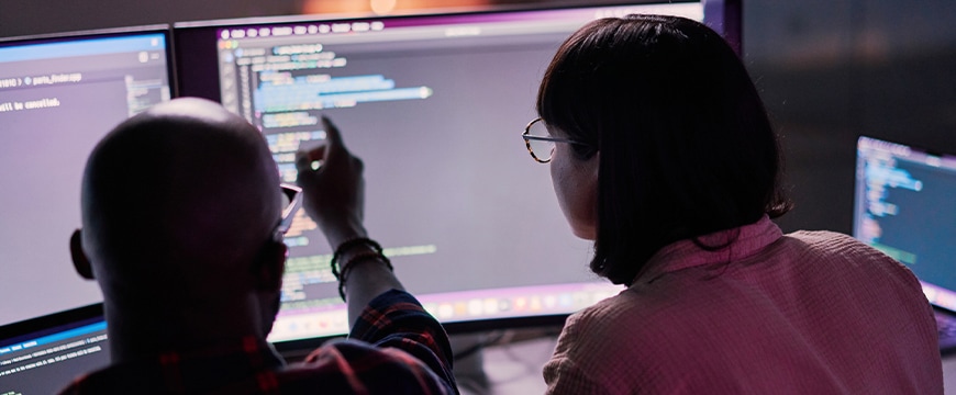 Small business owner using tablet