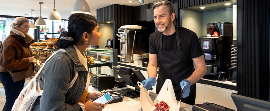 Hospitality point of sale system with mobile payment and receipt printing