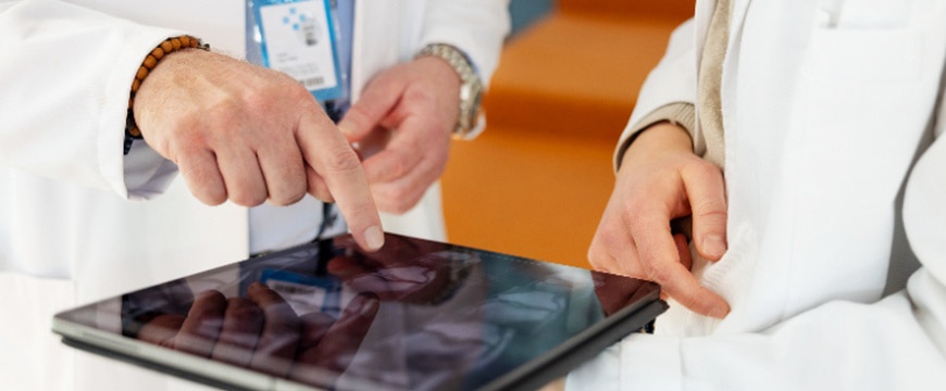 Healthcare or field service professionals relying on mobile devices at work