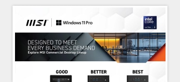 PDF OPENS IN A NEW WINDOW: Read MSI Commercial Desktops
