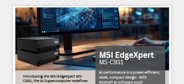 PDF OPENS IN A NEW WINDOW: Read MSI Powerful AI Computing
