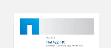 Learn more about NetApp HCI Datasheet