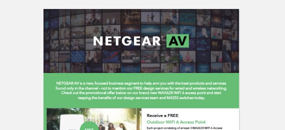 PDF OPENS IN A NEW WINDOW: NETGEAR AV PDF Flyer