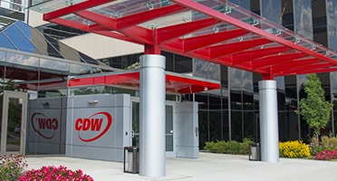 The exterior of CDW's office in Lincolnshire, Illinois