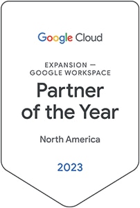 Google Cloud Partner of the Year badge