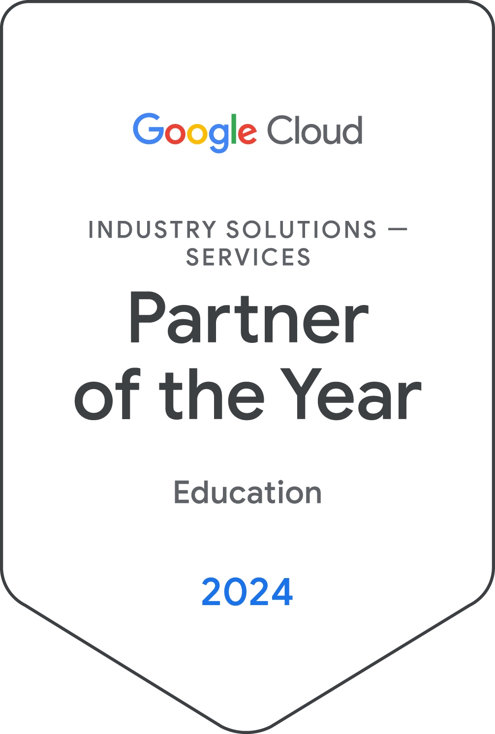 Google Cloud - Partner of the Year - Education 2024