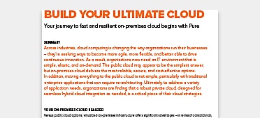 PDF OPENS IN NEW WINDOW: Rethink the private cloud with Pure Storage