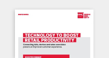 OPENS IN NEW WINDOW: Image preview of White Paper: Technology to Boost Retail Productivity