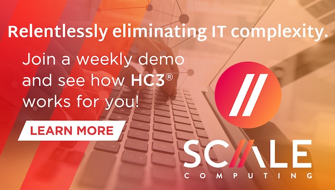 Learn more about how Scale Computing's Weekly Demos and see how HC3 works for you!
