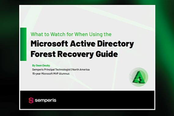 Semperis AD Forest Recovery Gotchas Revealed PDF Thumbnail