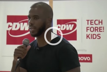 Video: CDW Tech Fore! Kids and Chris Paul Connect Kids to Golf