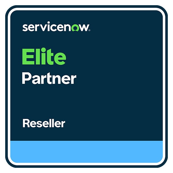 ServiceNow Elite Partner Reseller badge