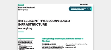 HPE SimpliVity hyperconverged infrastructure case study