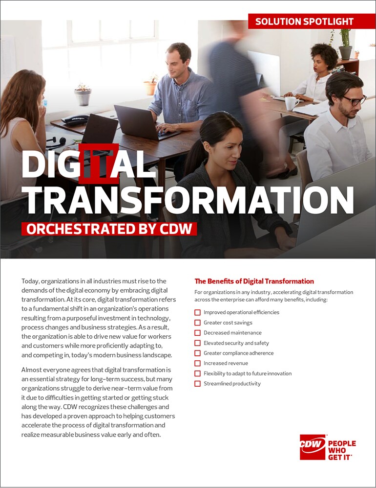 Preview of Digital Transformation Solution Spotlight