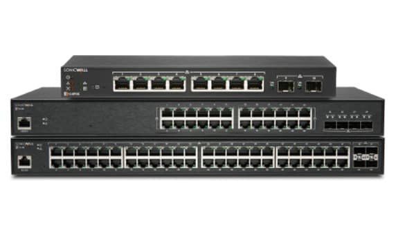 SonicWall Three Switch Stack