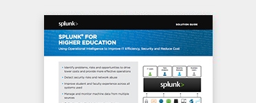 Splunk pour les écoles secondaires 