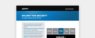 Splunk pour la sécurité 