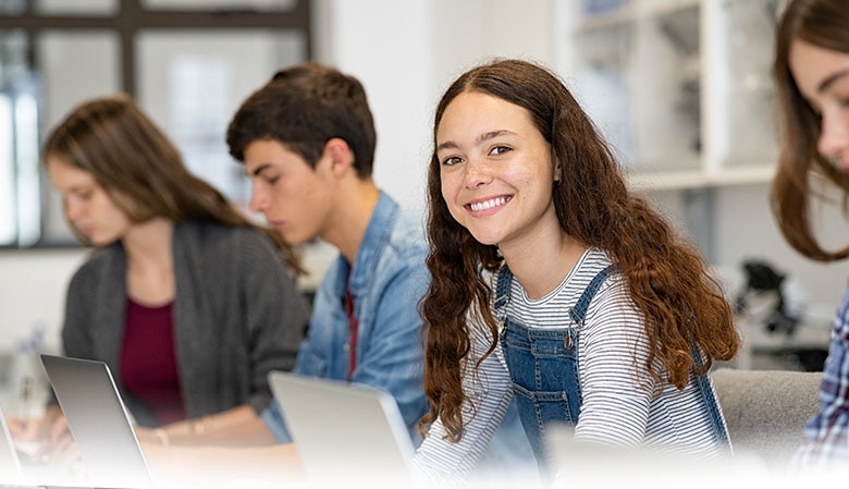 IT professional working on configuring a computer.