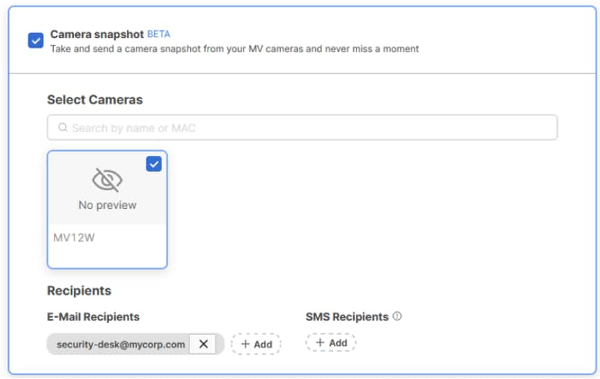 Visualization of a dashboard screen - example 3