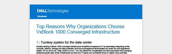 PDF OPENS IN A NEW WINDOW: Read the Dell VxRail 1000 checklist